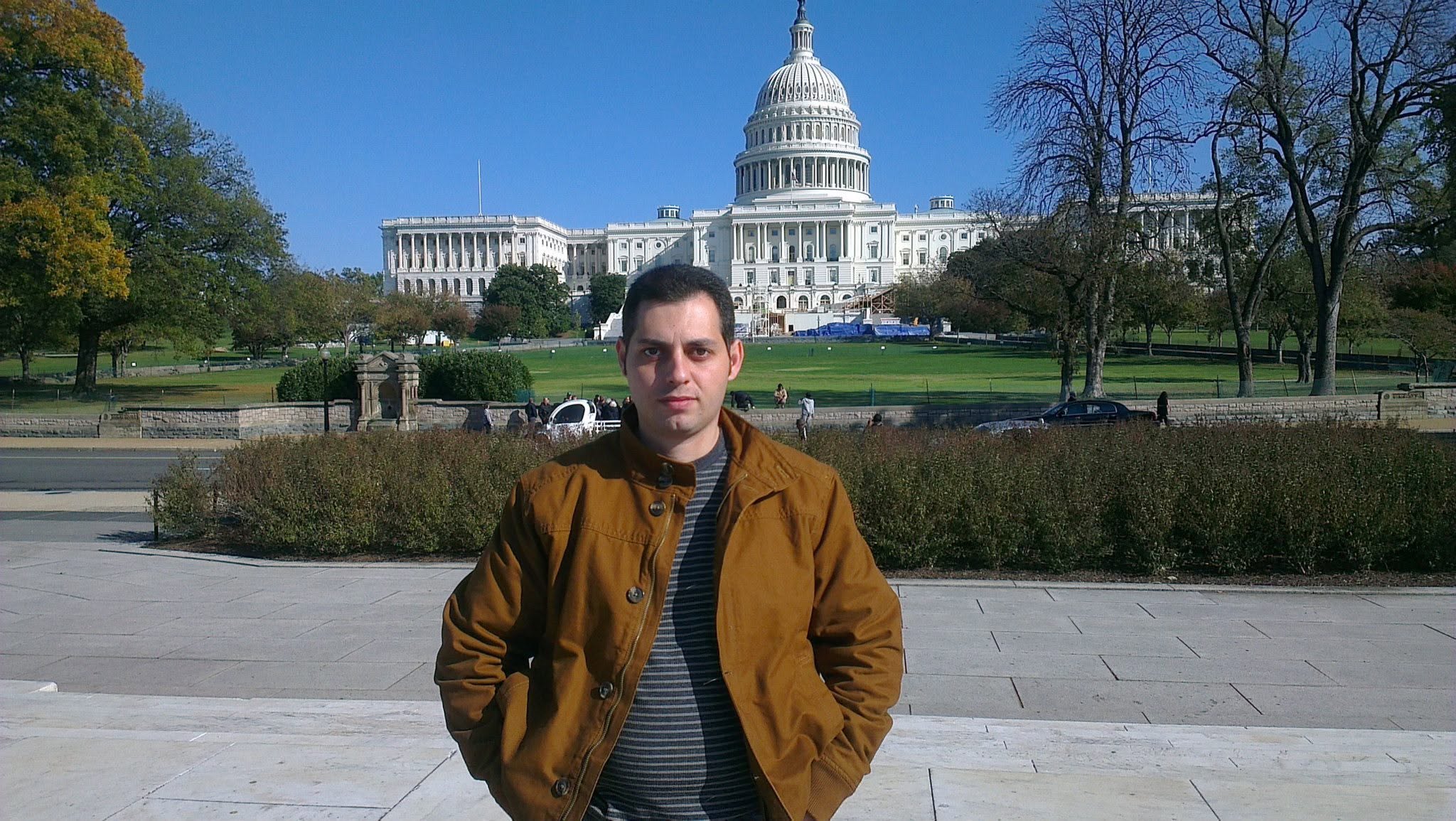 Ahmed during a visit to Washington, DC